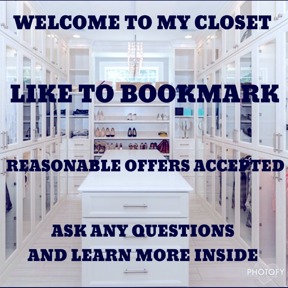 Welcome to my closet!